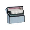 IQOS Series Electronic Cigarette Grooved Leather Storage Box - Far Peak Blue - 1
