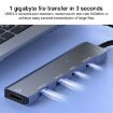 ADS-336 5 in 1 4K HDMI, USB-C, USB Hub Expander - Dark Grey - 2