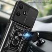 Redmi 12 5G Phone Case Black - Sliding Camera Cover TPU+PC Design - 4