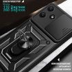 Redmi 12 5G Phone Case Blue - Sliding Camera Cover TPU+PC Design - 6