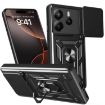Redmi Note 14 5G Phone Case Black - Sliding Camera Cover TPU+PC Design - 1
