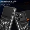 Redmi Note 14 5G Phone Case Black - Sliding Camera Cover TPU+PC Design - 5