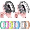 Xiaotiancai Z6P Transparent Black TPU Watch Case - Half Coverage Hollow - 4