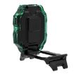 Xiaotiancai Z6P Transparent Green TPU Watch Case - Half Coverage - 3