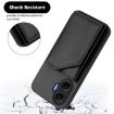 Redmi Turbo 4 Pro/Poco F7 Black Case with Wrist Strap & Card Slots - 3