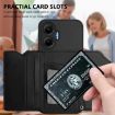 Redmi Turbo 4 Pro/Poco F7 Black Case with Wrist Strap & Card Slots - 6
