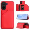Redmi A5/Poco C71 Red Phone Case with Wrist Strap & 4 Card Slots - 1