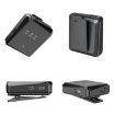 AP009 Wireless Lavalier Microphone with 3 in 1 Receiver (Black) - 3