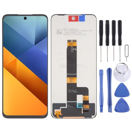 Xiaomi Poco M6 4G OEM LCD Screen & Digitizer Full Assembly Replacement - 1