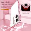 OPPO A5x 5G Global Transparent Plating Fine Hole Case - Pink - 7