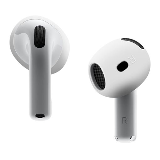 AirPods 4 Ear Cap Soft Silicone Protective Case - White - 1