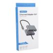 4 in 1 USB-C to RJ45, PD & Dual USB 3.1 Ethernet Adapter Cable - Grey - 5