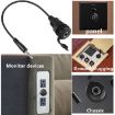 3.5mm TRS Stereo Ground Plug Panel Audio Cable 0.3m (M to F) - 6