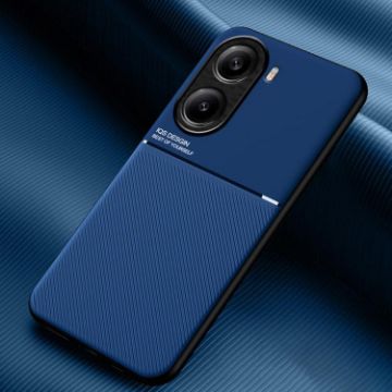 Redmi Turbo 4 Blue Magnetic PC Hybrid TPU Phone Case - Classic Tilt Strip - 1