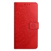 Xiaomi Poco F7 Pro/Ultra Red Flower Embossed Leather Phone Case - 2