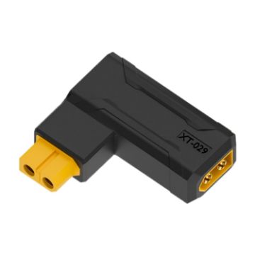 XT-029 XT60 Male to Female Side Bend Adapter - Interchange Connector - 1