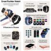 ZW36A Smart Watch - 1.83" Display, BT Call, Blood Oxygen/Pressure/Heart Rate - 3