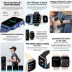 ZW36A Smart Watch - 1.83" Display, BT Call, Blood Oxygen/Pressure/Heart Rate - 5