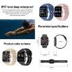ZW36A Smart Watch - 1.83" Display, BT Call, Blood Oxygen/Pressure/Heart Rate - 8