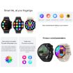 ZW63 Smart Watch - 1.39" Round Screen, Heart Rate/BP/Sugar/Oxygen/Temp, Gold - 7