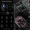 ZW65 Fitness Smart Watch, 2.01" Display, Blood Oxygen/Pressure/Heart Rate, Black - 7