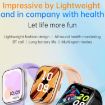 KT73S Smart Watch - 1.85" Screen, BT Call, Health Monitoring (Purple) - 4