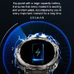 HT30 Smart Watch - 1.7" IP68 Waterproof, Flashlight, Compass, Black - 9