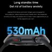 T82 1.43" Round Screen BT Call Smart Watch, Heart Rate, Blue Silicone Strap - 6