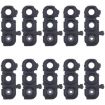 Samsung Galaxy A16 SM-A165F Rear Camera Lens Cover 10pcs (Black) - 1