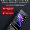 M7+ 4G Dual Screen Flip Phone, 6800mAh, Dual SIM, SOS, EU Plug, Black - 8