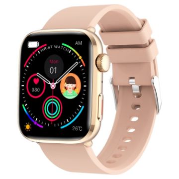 T92 1.81" IPS Smart Watch - Heart Rate, Blood Oxygen, Blood Pressure, Pink - 1