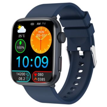 T92 1.81" IPS Smart Watch - Heart Rate, Blood Oxygen, Pressure (Blue) - 1