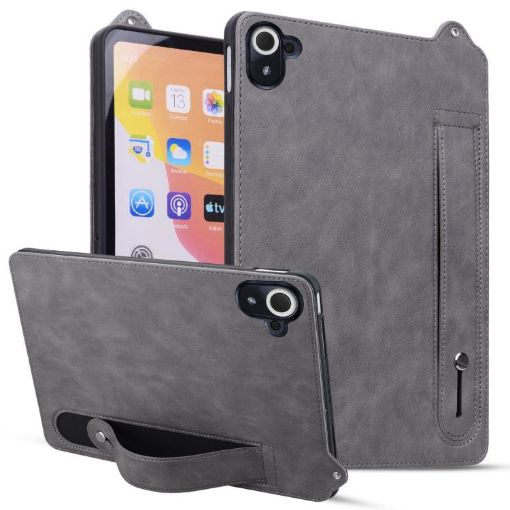 Xiaomi Redmi K Pad Grey TPU Leather Tablet Case with Wristband - 1