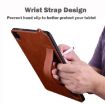 Xiaomi Redmi K Pad Brown TPU Leather Tablet Case with Wristband - 5