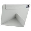 Xiaomi Pad 7 Ultra Grey Leather Tablet Case - Magnetic Buckle - 4