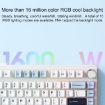 AULA F75 80 Keys RGB Mechanical Keyboard Wired/2.4G/Bluetooth Black - 5