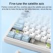 AULA F75 80-Key RGB Mechanical Keyboard Wired/2.4G/Bluetooth Grey - 2
