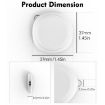 Portable 4 in 1 Smart Watch Magnetic Wireless Charger - White - 5