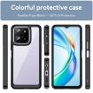 For Honor X5b Plus Black Acrylic Hybrid TPU Phone Case - Colorful Series - 2