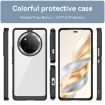 For Honor X9c Acrylic Hybrid TPU Phone Case - Colorful Series (Black) - 2