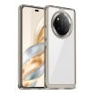 For Honor X9c Transparent Grey Acrylic Hybrid TPU Phone Case - 1
