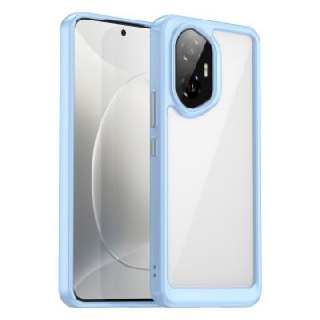 For Honor 300 Colorful Series Blue Acrylic Hybrid TPU Phone Case - 1