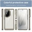 For Honor 300 Ultra Colorful Acrylic Hybrid TPU Phone Case - Grey - 2