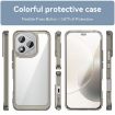 For Honor X70i Acrylic Hybrid TPU Phone Case - Transparent Grey - 2