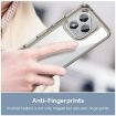 For Honor X70i Acrylic Hybrid TPU Phone Case - Transparent Grey - 5