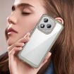 For Honor X70i Acrylic Hybrid TPU Phone Case - Transparent Grey - 7