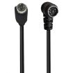 Mini DIN 5 Pin Audio/Video Cable 0.5m Straight to Elbow - 1