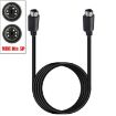 Mini DIN 5 Pin Audio/Video Cable 0.5m Straight to Straight - 3