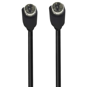 Mini DIN 5 Pin Audio/Video Cable 1.8m Straight to Straight - 1