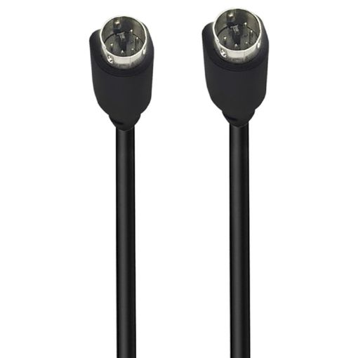 3m Mini DIN 5 Pin Core AV Cable - Straight to Straight - 1